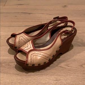 Vince Camuto Leather Wedges (Size 7.5)